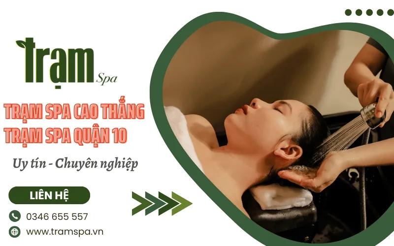 Gội đầu thư giãn tại Trạm Spa - Chăm sóc tóc và phục hồi năng lượng
